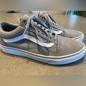 Vans Old Skool Gray Men’s 9.5 Suede Canvas